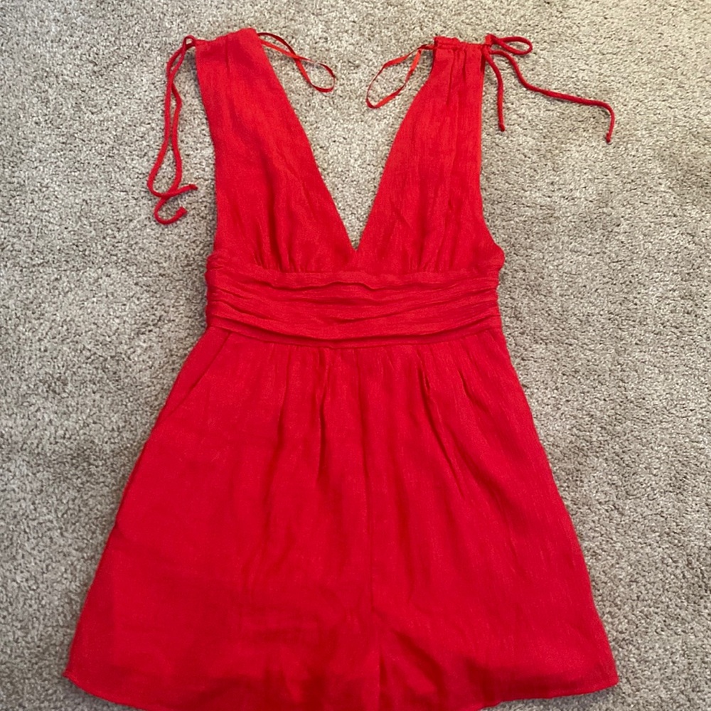 Red romper